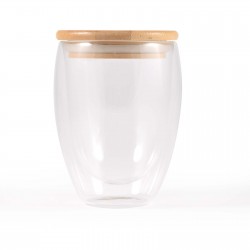 Reusable Coffee Cups - Glass  - Sierra Double Wall Glass Cup 350ml