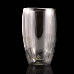 Reusable Coffee Cups - Glass  - Sierra Double Wall Glass Cup 450ml