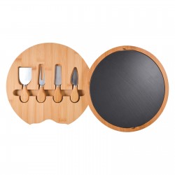 Cheese Sets  - Gala Bamboo Slate Cheese Board