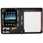 Non Leather Compendiums - Elleven™ Large Zippered Padfolio