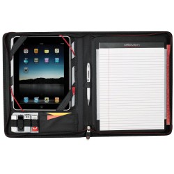 Non Leather Compendiums  - Elleven™ Large Zippered Padfolio