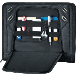Non Leather Compendiums  - Elleven™ Large Zippered Padfolio