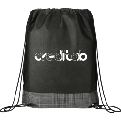 Drawstring Bags & Back Sacks  - Crossweave Heat Sealed Drawstring Bag