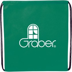 Drawstring Bags & Back Sacks  - Evergreen Non-Woven Drawstring Sportpack