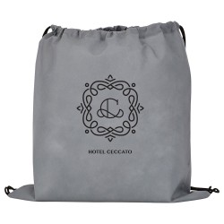 Drawstring Bags & Back Sacks  - Evergreen Non-Woven Drawstring Sportpack