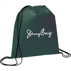 Drawstring Bags & Back Sacks  - Evergreen Non-Woven Drawstring Sportpack
