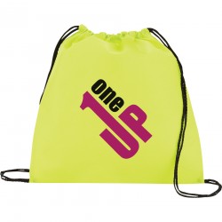 Drawstring Bags & Back Sacks  - Evergreen Non-Woven Drawstring Sportpack