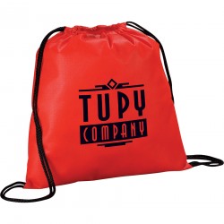 Drawstring Bags & Back Sacks  - Evergreen Non-Woven Drawstring Sportpack