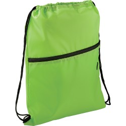 Drawstring Bags & Back Sacks  - Insulated Zippered Drawstring Sportspack