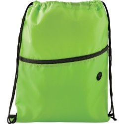 Drawstring Bags & Back Sacks  - Insulated Zippered Drawstring Sportspack