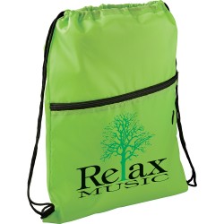 Drawstring Bags & Back Sacks  - Insulated Zippered Drawstring Sportspack