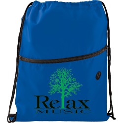 Drawstring Bags & Back Sacks  - Insulated Zippered Drawstring Sportspack
