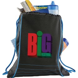 Drawstring Bags & Back Sacks  - Neon Deluxe Drawstring Sportspack
