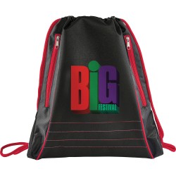 Drawstring Bags & Back Sacks  - Neon Deluxe Drawstring Sportspack