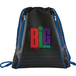 Drawstring Bags & Back Sacks  - Neon Deluxe Drawstring Sportspack