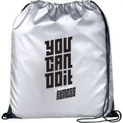 Drawstring Bags & Back Sacks  - Oriole Reflective Drawstring Bag