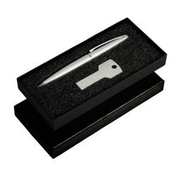 Business Gifts  - Gift Set with USB8011 Key USB & 627 Grobisen Pen