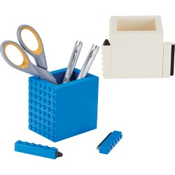 Business Desk Accessories  - Office Block 3 in 1 Pen Pot