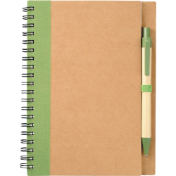 Notepads  - The Eco Spiral Notebook with Pen