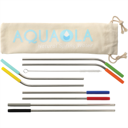 Homeware Products  - Reusable Stainless Straw 10 in 1 set