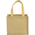 Jute Shopping &amp; Tote Bags - Mini Jute Gift Tote