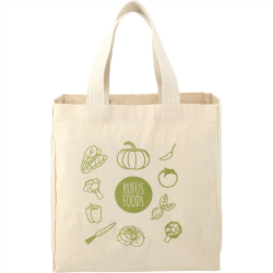 Cotton & Calico Tote Bags - Essential 8oz Cotton Grocery Tote