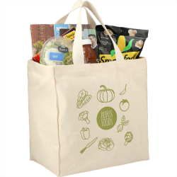 Cotton & Calico Tote Bags - Essential 8oz Cotton Grocery Tote