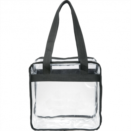 Non Woven Tote Bags  - Game Day Clear Zippered Safety Tote