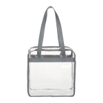 Non Woven Tote Bags - Game Day Clear Zippered Safety Tote