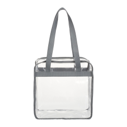 Non Woven Tote Bags  - Game Day Clear Zippered Safety Tote