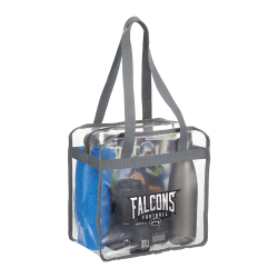 Non Woven Tote Bags  - Game Day Clear Zippered Safety Tote