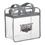 Non Woven Tote Bags - Game Day Clear Zippered Safety Tote