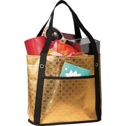 Non Woven Tote Bags  - Metallic Mini Gift Tote