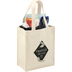 Non Woven Tote Bags  - Mini 10oz Cotton Gift Tote