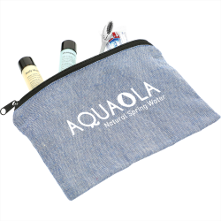Travel Accessories  - Recycled 5oz Cotton Twill Pouch