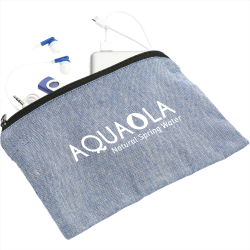 Travel Accessories  - Recycled 5oz Cotton Twill Pouch