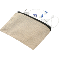 Travel Accessories  - Recycled 5oz Cotton Twill Pouch