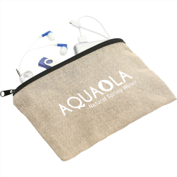 Travel Accessories  - Recycled 5oz Cotton Twill Pouch