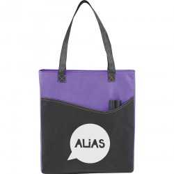 Fashion Tote Bags  - Rivers Pocket Non-Woven Convention Tote