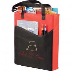 Fashion Tote Bags  - Rivers Pocket Non-Woven Convention Tote