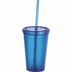 Drink Bottles - Plastic - Iceberg 470ml Tumbler with Straw
