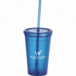 Drink Bottles - Plastic - Iceberg 470ml Tumbler with Straw