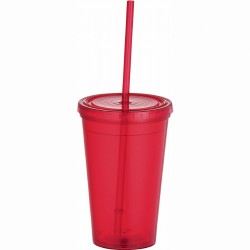 Drink Bottles - Plastic - Iceberg 470ml Tumbler with Straw