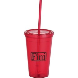 Drink Bottles - Plastic - Iceberg 470ml Tumbler with Straw