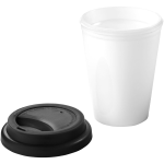 Reusable Coffee Cups - Plastic &amp; Ceramic - Carry Cup - 350ml Antibacterial Insulated Tumbler