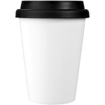Reusable Coffee Cups - Plastic &amp; Ceramic - Carry Cup - 350ml Antibacterial Insulated Tumbler