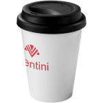 Reusable Coffee Cups - Plastic &amp; Ceramic - Carry Cup - 350ml Antibacterial Insulated Tumbler