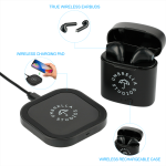 Wired &amp; Bluetooth Headphones - Oros TWS Auto Pair Earbuds &amp; Wireless Charging Pad