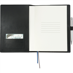 Promotional Journals & Noteboooks  - Uptown Refillable Leather JournalBook