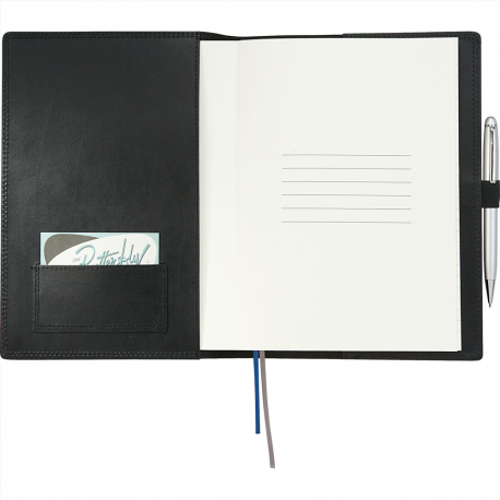 Promotional Journals & Noteboooks  - Uptown Refillable Leather JournalBook
